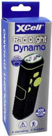 Xcell Radiolight Dynamo Zaklamp werkt op een accu