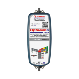 OptiMate 6 AmpMatic 12V 6A acculader TM360 Silver