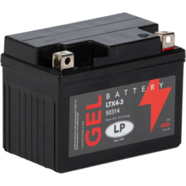 LP LTX4-3 GEL Motor Accu 12V 4Ah +R 113x70x86mm