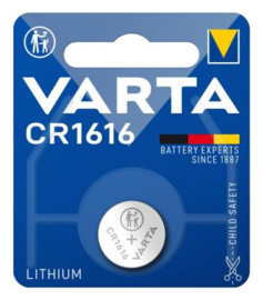 Varta CR1616 Lithium knoopcel batterij 3 volt