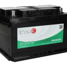 Dynac Auto Accu 12 Volt 72 Ah 680 CCA Type 57219 / +L 275x174x190