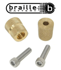 Braille set schroeven M6