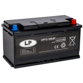 Landport Lithium Accu 12.8V 100 Ah 1280Wh met Bluetooth LFP V12-100LBT / 355x176x190mm