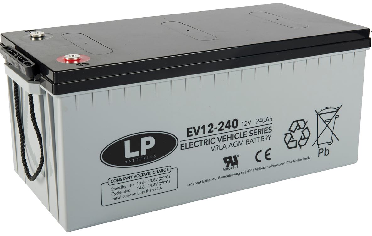 LP AGM Deep Cycle Accu 12V 240Ah +R, T11, EV12-240/EV12240  522x240x219/224