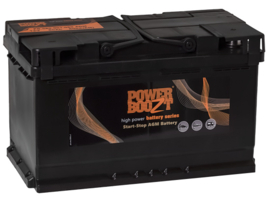 Powerboozt 580.901 AGM Start Stop Auto Accu 12V 80Ah 800CCA +R / 315x175x190mm 58090
