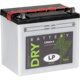 12N24-4 Motor Accu 12v 24Ah +L Startklaar 185x125x167mm