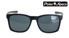 Polar Specs® Polariserende Zonnebril Wayfarer Sport PS9016 – Mat Zwart/Grijs – Polariserend Zwart – Medium/Large