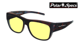 Polar Specs® Overzetbril PS5096 – Tortoise Brown – Polarized – Large – Unisex