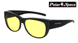 Polar Specs® Overzetbril PS5097/Shiny Black/Medium