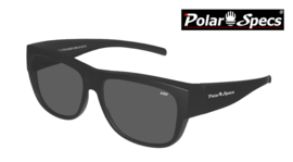 Polar Specs® Overzet Zonnebril PS5096 – Mat Black – Polarized Black – Large – Unisex