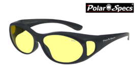 Polar Specs® Overzetbril PS5076/Shiny Black/Small