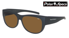 Overzetbril Polar Specs® PS5097/Mat Black/Brown/Medium
