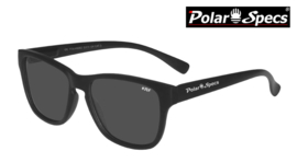 Polar Specs® Polariserende Zonnebril Wayfarer Classic PS9011 – Mat Black – Polarized Black – Small – Unisex