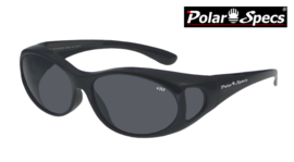 Polar Specs® Overzetbril PS5076/Shiny Black/Small