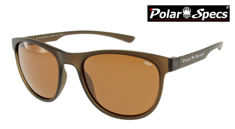 Polar Specs® Polariserende Zonnebril Sophisticated PS9009 – Khaki Brown – Polarized Brown – Medium – Unisex
