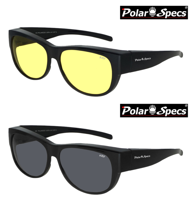 Polar Specs® Overzetbril PS5097/Shiny Black/Medium