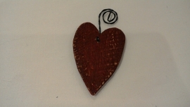 Rood houten hartje