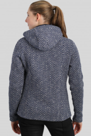 Topreiter "TINA WOOL" blauw/wit