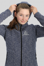 Topreiter "TINA WOOL" blauw/wit