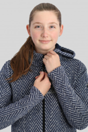 Topreiter "TINA WOOL" blauw/wit