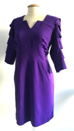 Vintage 70 ties purple dress