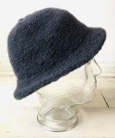 Vintage  50 ties Wollen hoedje