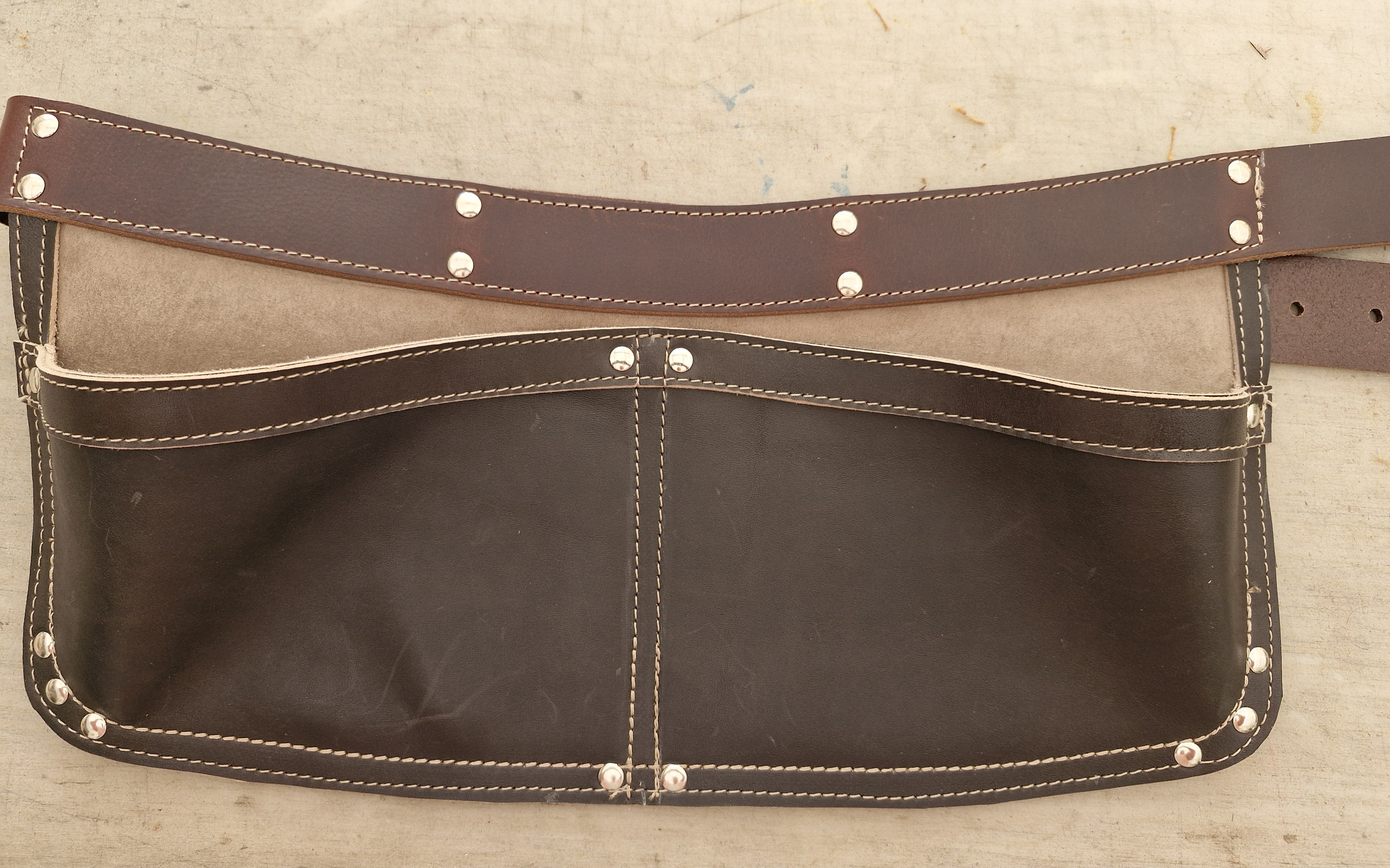 Spijkerschort Herman XL (extra brede riem)
