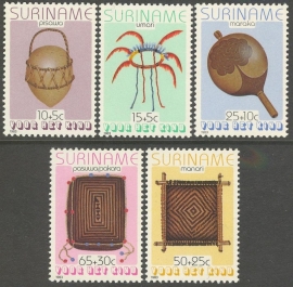 Suriname Republiek 374/378 Kinderzegels 1983 Postfris