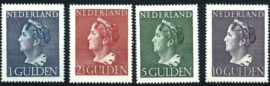 Nvph 346/349 Hoge Waarden Konijnenburg Postfris + Certificaat ( 7)