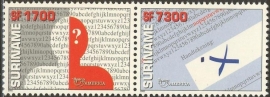 Suriname Republiek 1170/1171 U.P.A.E.P. 2002 Postfris