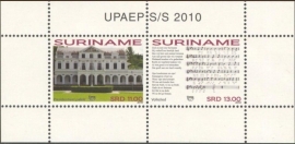 Suriname Republiek 1743 Blok U.P.A.E.P. 2010 Postfris