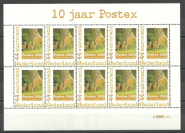 Persoonlijk Postzegelvel 10 Jaar Postex 2008 Postfris (hert)