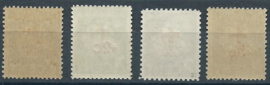 Suriname 202/205 Rode Kruiszegels Postfris (4)