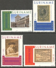 Suriname Republiek 1206/1209 300 Jaar Johan Enschede 2003 Postfris