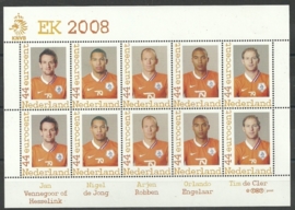 Persoonlijk Postzegelvel EK 2008 Postfris (Set van 5)