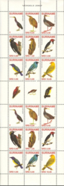 Suriname Republiek 1458/1466 Vogels 2007 Postfris (Compleet vel)