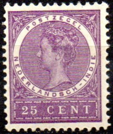 Nederlands Indië  55 25ct Koningin Wilhelmina Postfris (1)