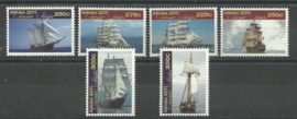 Aruba 568/573 Klassieke Zeilschepen 2011 Postfris (losse zegels)