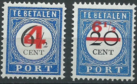 Port  29/30 Overdruk 1894-1910 Postfris (3)