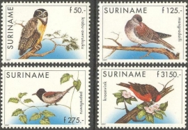 Suriname Republiek  951/954 Vogels 1997 Postfris