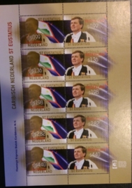 Caribisch Nederland   69/78V FXDC Blok Koningspostzegels St. Eustatius  2015 Postfris