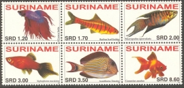 Suriname Republiek 1395/1400 Vissen 2006 Postfris