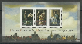 Nvph 1667 Blok Johannes Vermeer Postfris