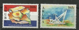 Aruba 330/331 50 jaar Statuut voor het Koninkrijk Postfris