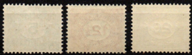 Nvph 107/109 Cijferzegels Postfris (1)