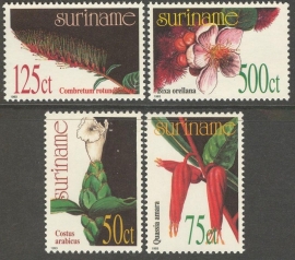 Suriname Republiek  757/760 Planten 1993 Postfris