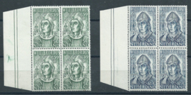 Nvph 323/324 Willibrordus blokken van 4 Postfris (1)