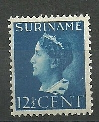 Suriname 244 12½ ct Koningin Wilhelmina Postfris