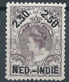 Nederlands Indië  37 2,50 ct op 2½ Gld Hulpuitgifte Postfris (1)