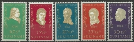 Suriname 547/551 Postfris